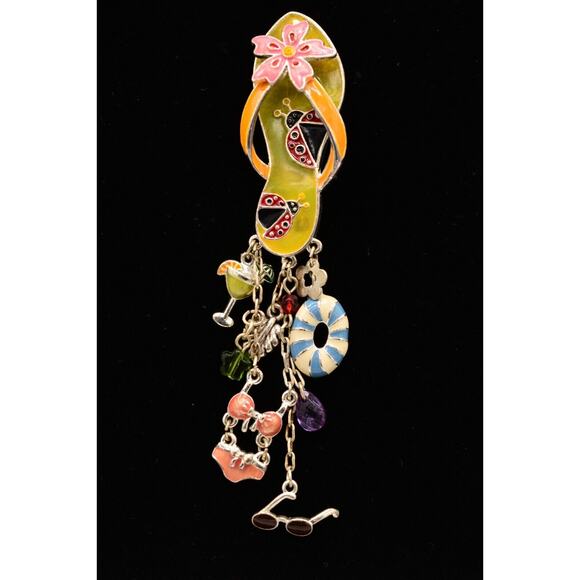 Colorful Summer Charm Brooch - Picture 1 of 12